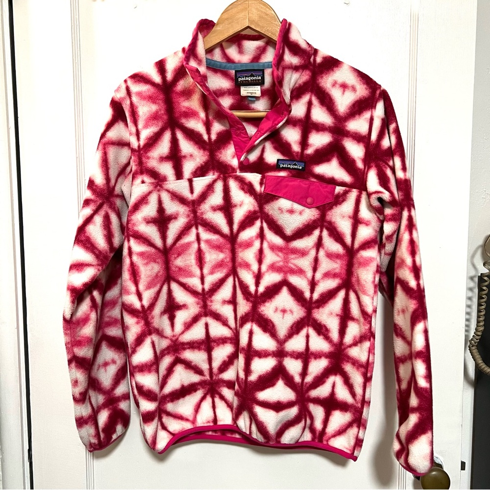 Patagonia Synchilla Snap T Diamond Tie Dyed Fleece